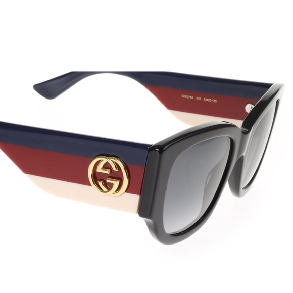 gucci red and blue sunglasses